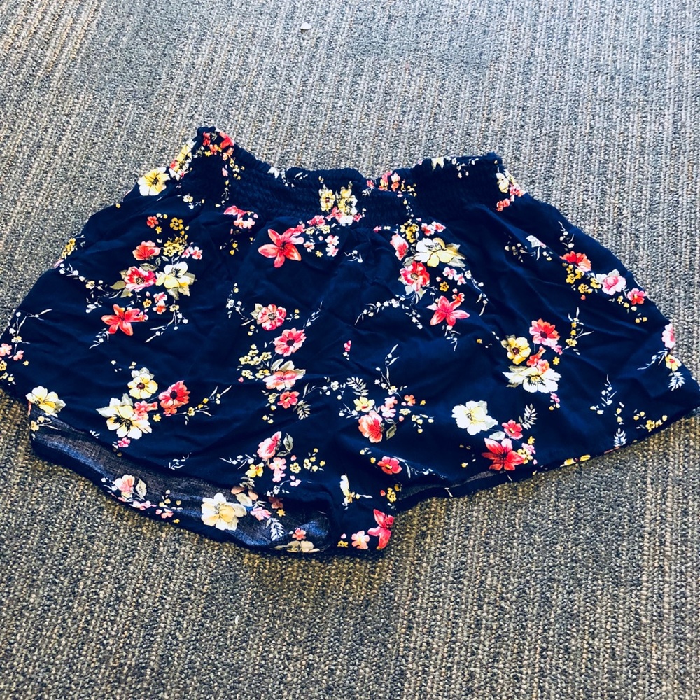 Supre Australia - cotton floral shorts in navy